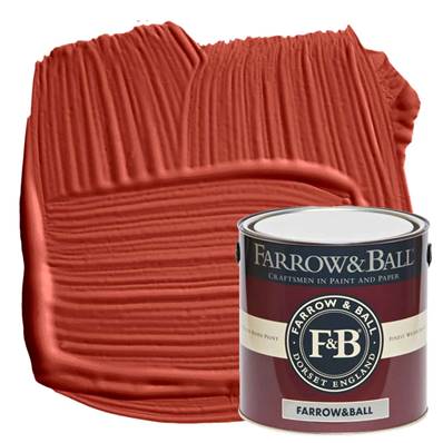 Farrow & Ball - Estate Eggshell - Peinture Satinée - 42 Picture Gallery Red - 2,5 Litres