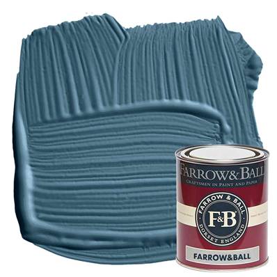 Farrow & Ball - Exterior Eggshell - Peinture Extérieur - 281 Stiffkey Blue - 750 ml