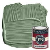 Farrow & Ball - Estate Eggshell - Peinture Satine - 79 Card Room Green - 750 ml