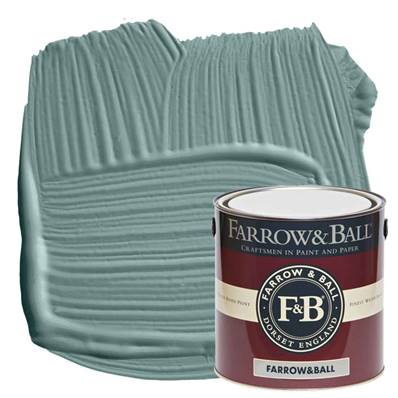 Farrow & Ball - Modern Eggshell - Peinture Sol - 85 Oval Room Blue - 2,5 Litres