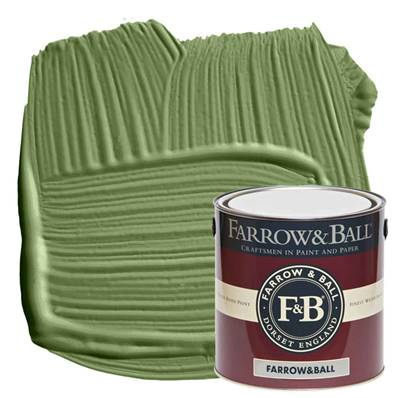 Farrow & Ball - Estate Eggshell - Peinture Satinée - 34 Calke Green - 2,5 Litres
