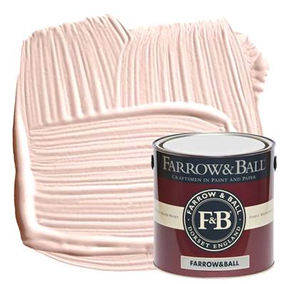 Farrow & Ball - Estate Eggshell - Peinture Satinée - 245 Middleton Pink - 2,5 Litres