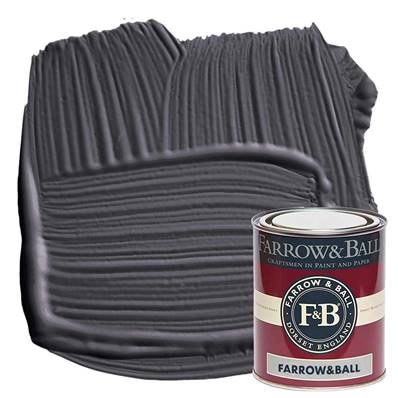 Farrow & Ball - Estate Eggshell - Peinture Satinée - 294 Paean Black - 750 ml