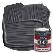 Farrow & Ball - Estate Eggshell - Peinture Satine - 294 Paean Black - 750 ml