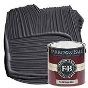 Farrow & Ball - Estate Eggshell - Peinture Satinée - 294 Paean Black - 2,5 Litres
