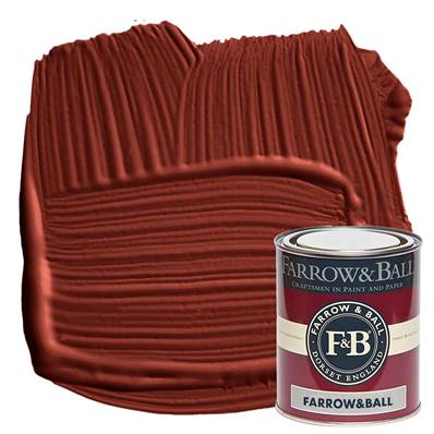 Farrow & Ball - Exterior Eggshell - Peinture Extérieur - 43 Eating Room Red - 750 ml