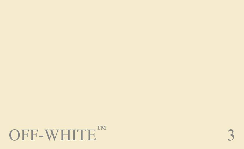Couleur Peinture Farrow & Ball 03 Off White : Couleur neutre. Un blanc vif non color.  utiliser  la place dun blanc clatant. Plus ple que le no. 4 Old White, quil peut rehausser.