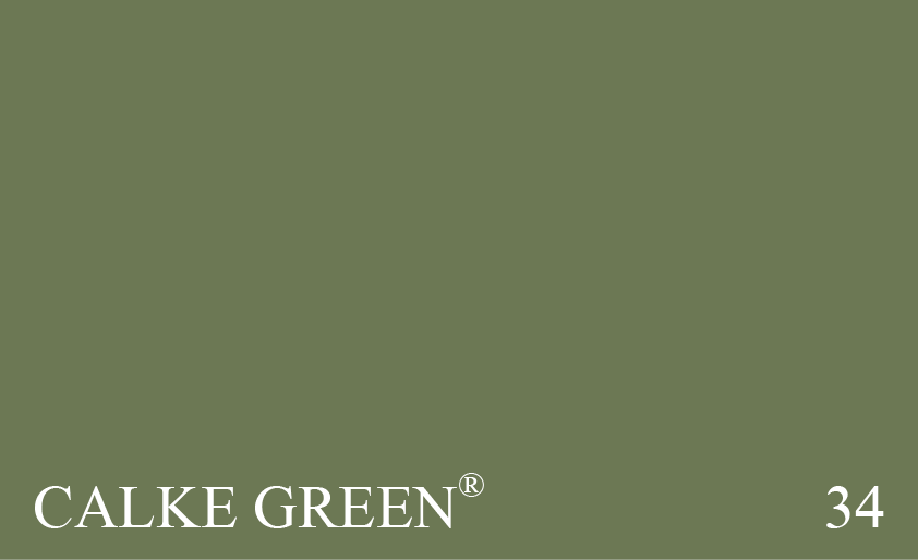 Couleur Peinture Farrow & Ball 34 Calke Green : Une couleur directement tire dune version restaure de la salle du petit-djeuner de labbaye de Calke.