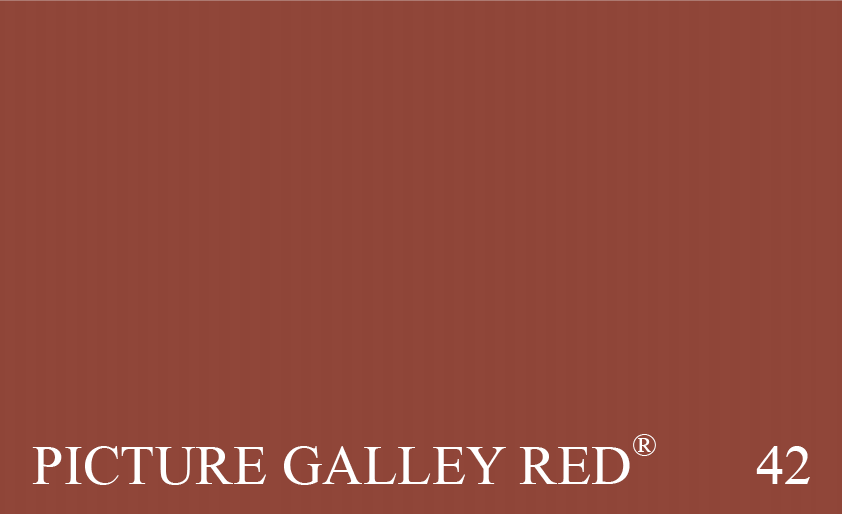 Couleur Peinture Farrow & Ball 42 Picture Gallery Red : Inspire de la Galerie des Tableaux  Attingham Park, quoique bien plus franche, et  utiliser comme telle et non comme laque.