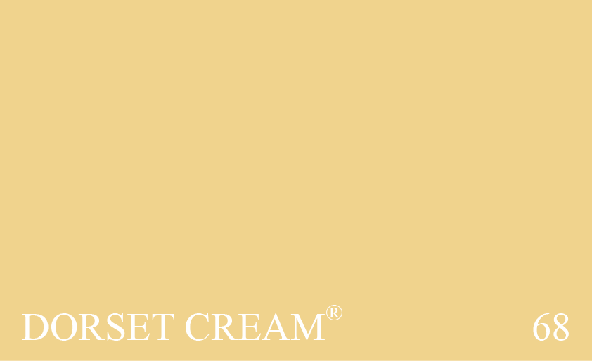 Couleur 68 Dorset Cream : Une version plus sombre et plus jaune du no. 67 Farrows Cream.