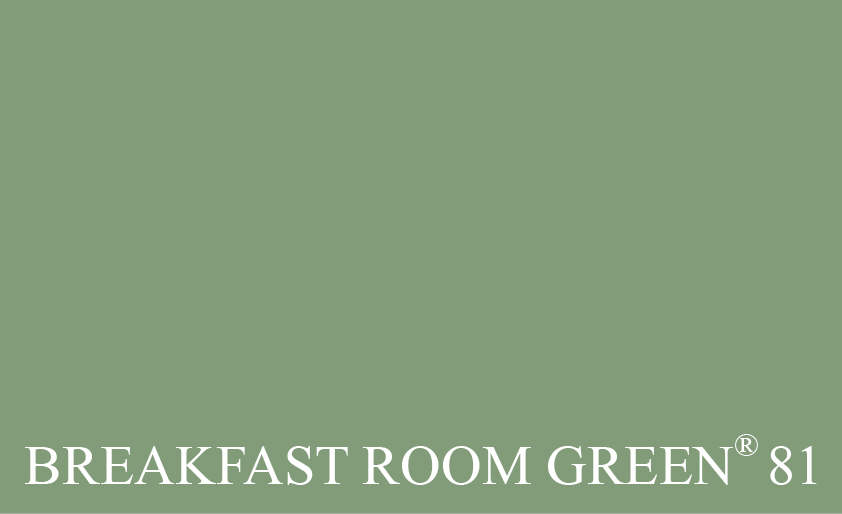Couleur Peinture Farrow & Ball 81 Breakfast Room Green : Une couleur vivante aussi bien de jour qu la lumire des chandelles.